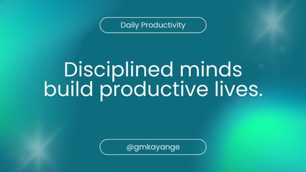 How to Become Disciplined and Productive Featured image on how to become disciplined and productive.
