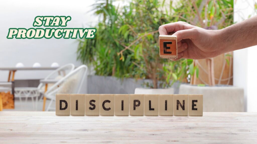 Disciplined and Productive