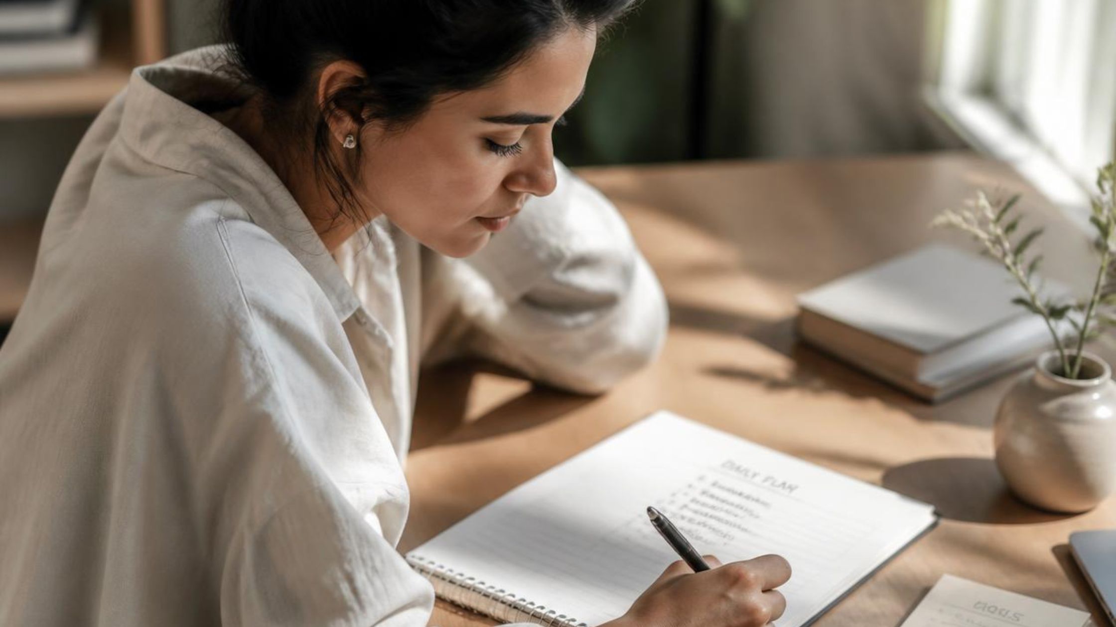four_easy_ways_featured Lern from this woman on how to boost your productivity by planning daily tasks.