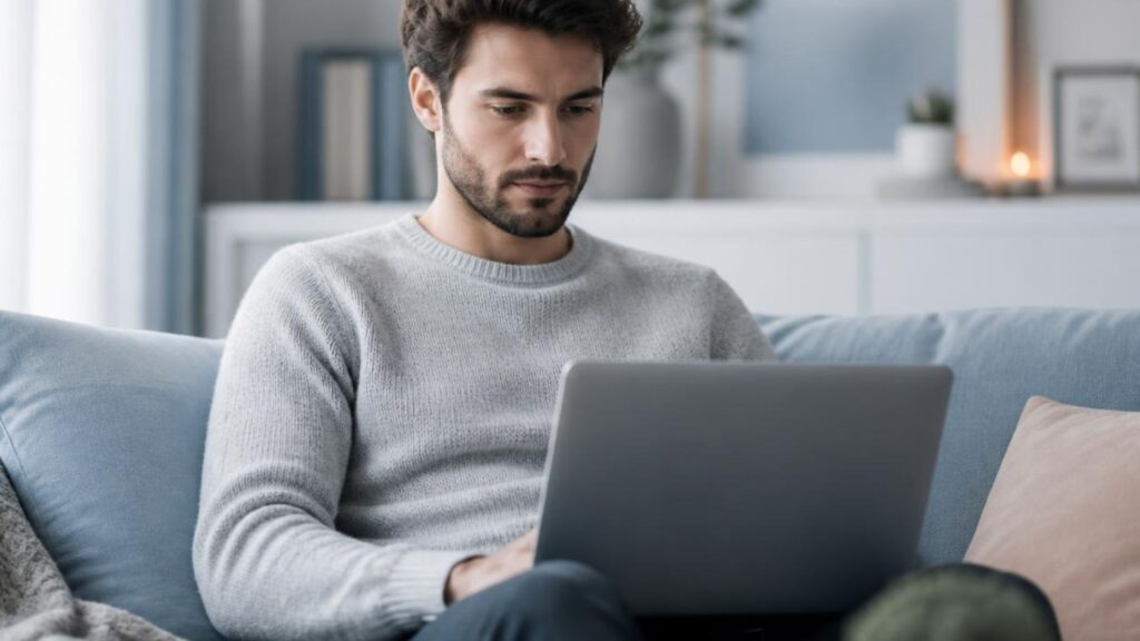 Man easing back into work stay productive after illness.