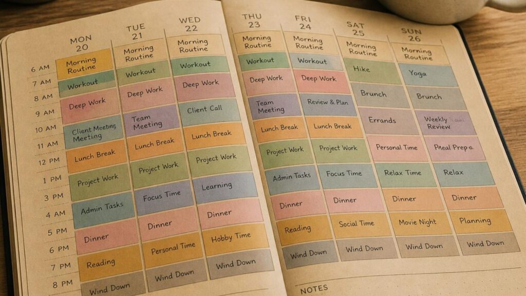 time blocking planner