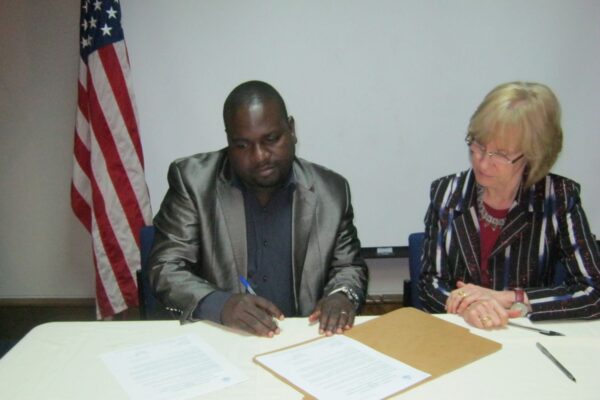 PEPFAR Project Signing ceremony on behalf of FEDOMA
