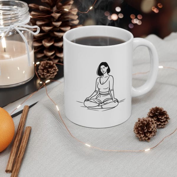 Productive Mindsets Mug 11oz - Inspiring Self-Care Gift, Office Coffee Cup, Motivational Mug, Wellness Reminder, Positivity Tea - Image 4