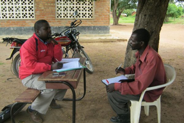 Conducting research in Mchinji on inclusive education for children with disabilities.