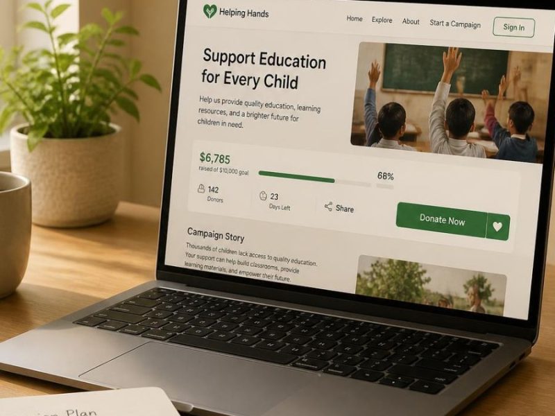 Digital fundraising support for nonprofits.