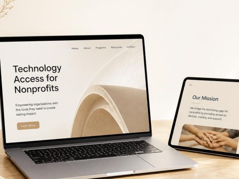 Technology access for nonprofits.